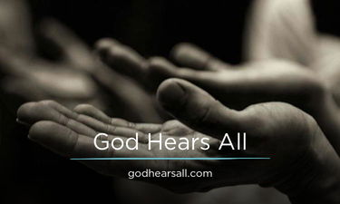 GodHearsAll.com - Creative brandable domain for sale